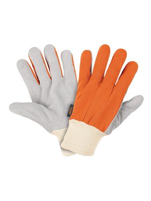 14244 - Guantes de carnaza y loneta, uso ligero, unitalla, TRUPER