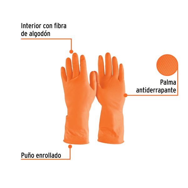 103692 - Guantes de látex para limpieza, extra grandes, Truper
