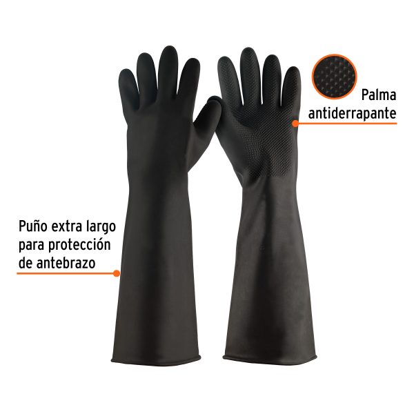 14268 - Guantes de látex industriales, M, TRUPER