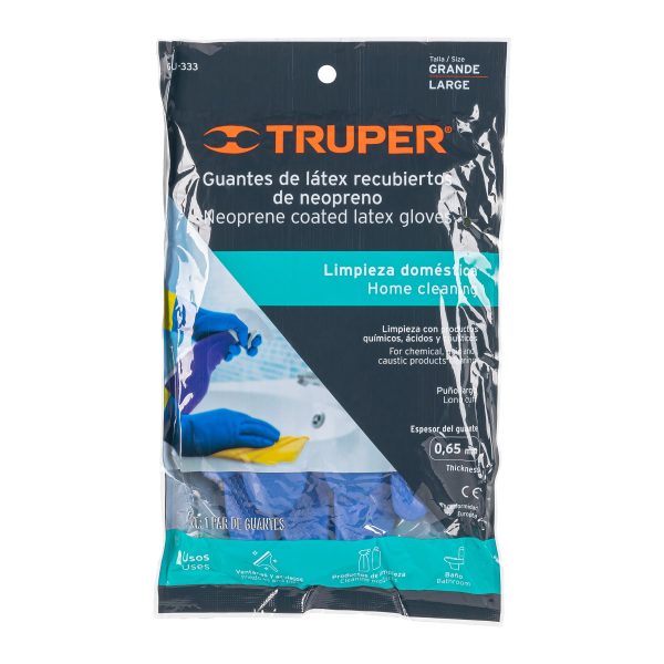 15269 - Guantes de látex reforzados para limpieza, G, TRUPER