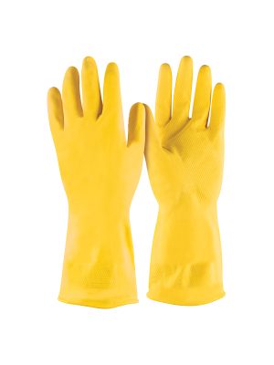 GU-340.jpg 29941 - Guantes de látex para limpieza, amarillos, XCH, Pretul