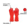 29946 - Guantes de látex para limpieza, rojos, XCH, Pretul