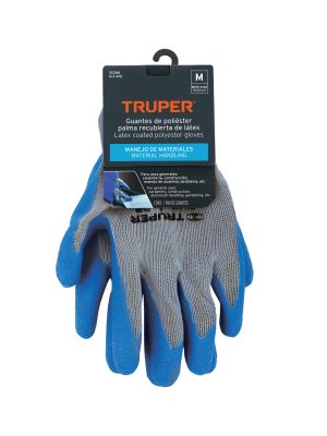 GU-412E1.jpg 15266 - Guantes de poliéster recubiertos de latex, M, TRUPER