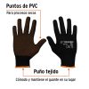 12650 - Guantes de poliéster con puntos de PVC en palma, CH, TRUPER