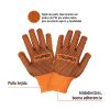 103925 - Guantes de algodón con puntos de PVC en palma y dorso, TRUPE