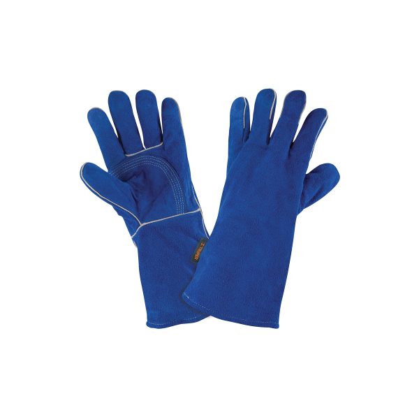 15246 - Guantes para soldador, reforzados, azules, TRUPER