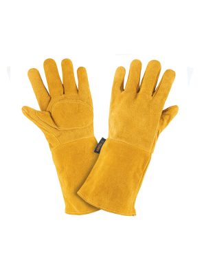 14242 - Guantes de carnaza, largos, unitalla, TRUPER