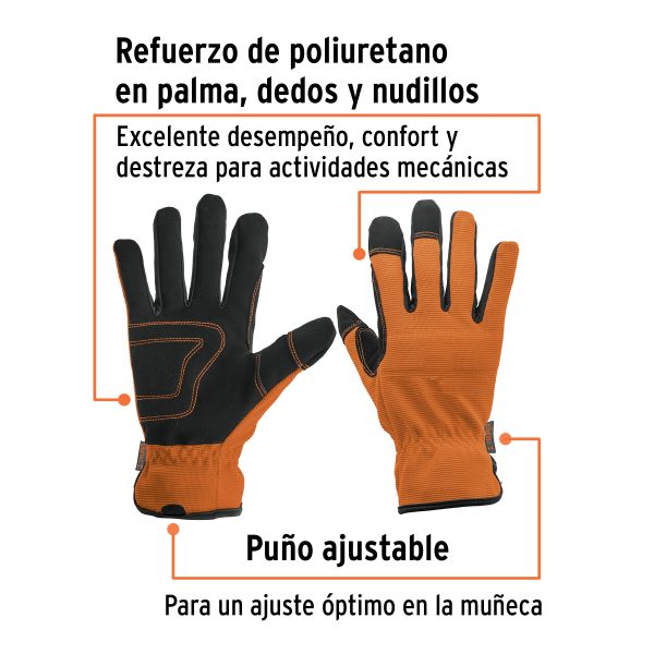 10848 - Guantes para mecánico, palma reforzada, TRUPER