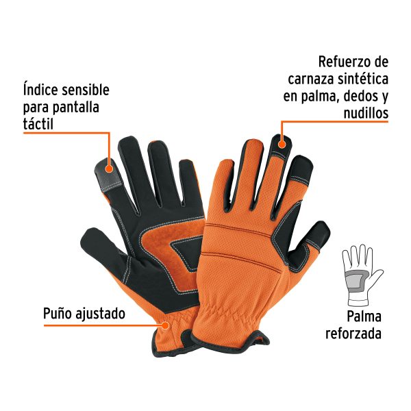 104094 - Guante de mecánico para mujer, unitalla, TRUPER