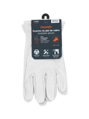 14286 - Guantes de piel de cabra, tipo operador, TRUPER