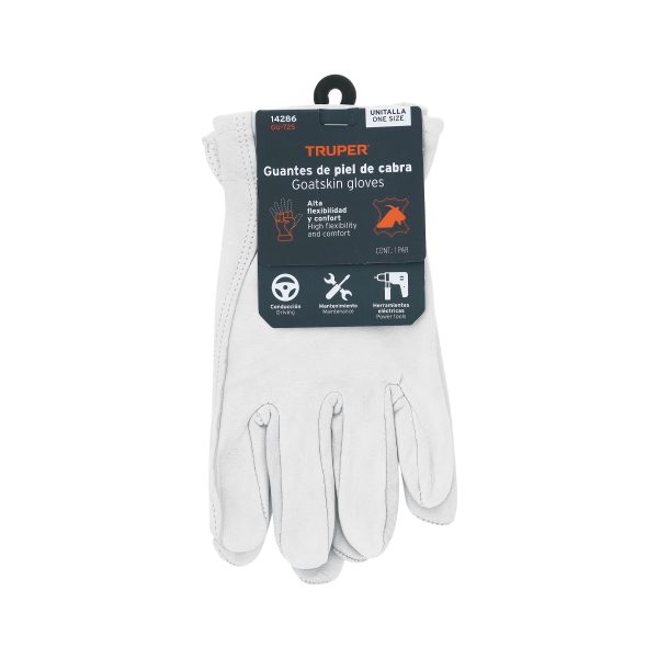 14286 - Guantes de piel de cabra, tipo operador, TRUPER