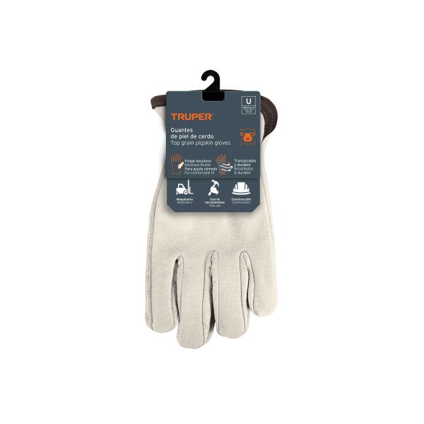 14999 - Guantes de piel de cerdo, tipo operador, TRUPER