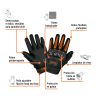 103873 - Guante con protección para motociclista, CH, TRUPER