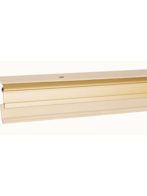 49878 - Guardapolvo automático 90 cm dorado, HERMEX
