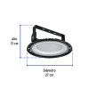 46792 - Luminario de LED 100 W High Bay, Volteck
