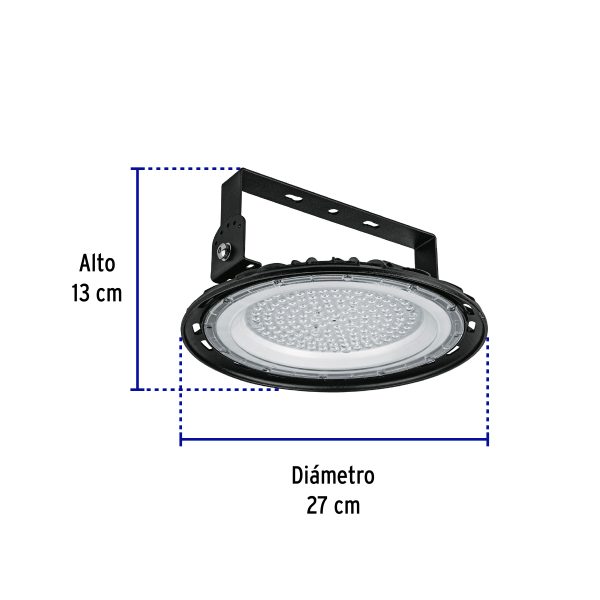 46792 - Luminario de LED 100 W High Bay, Volteck