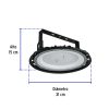 46793 - Luminario de LED 150 W High Bay, Volteck
