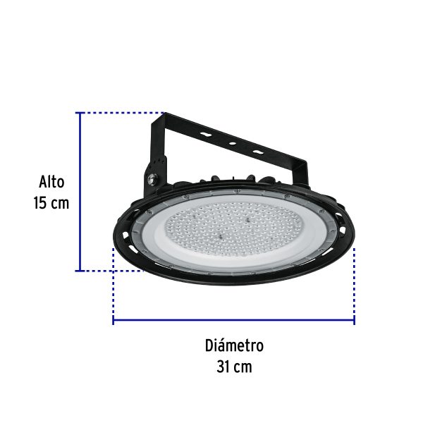 46793 - Luminario de LED 150 W High Bay, Volteck