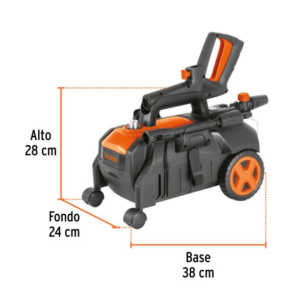 103770 - Hidrolavadora eléctrica horizontal 1500 PSI, TRUPER
