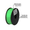 22061 - Carrete con 100 m de hilo para pesca verde calibre 0.60 mm