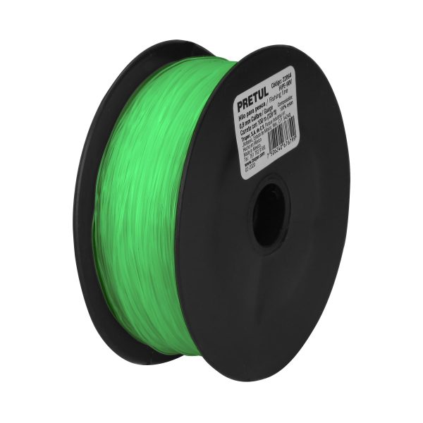 22064 - Carrete con 100 m de hilo para pesca verde calibre 0.90 mm
