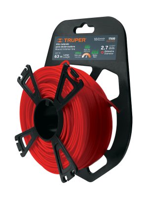 HLB-105.jpg 17610 - Hilo redondo, p/desbrozadora, 2.7mmx63m tarjeta tipo carrete