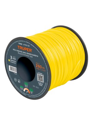 17650 - Hilo redondo, para desbrozadora, 3mm x 280m, carrete, TRUPER
