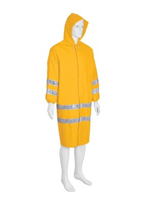 17723 - Gabardina impermeable doble capa con reflejante, G, Truper