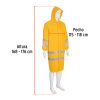 17722 - Gabardina impermeable doble capa con reflejante, M, Truper