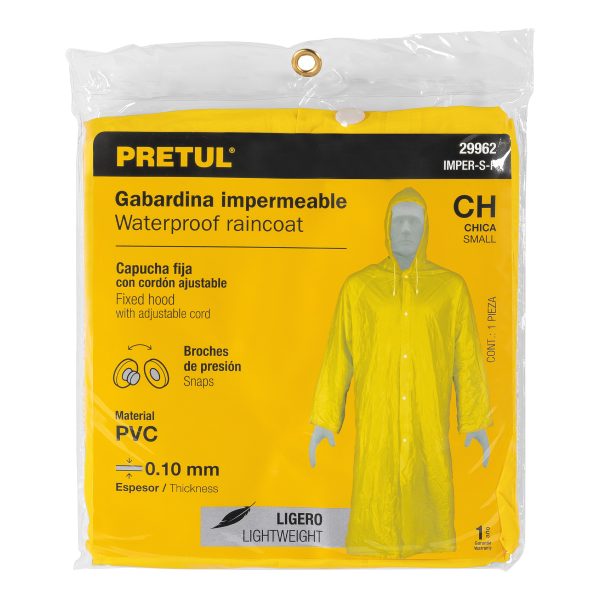 IMPER-S-PE1.jpg 29962 - Gabardina impermeable ligera de PVC, talla CH, Pretul