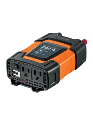 10448 - Inversor de corriente de 200 W con puertos USB, Truper