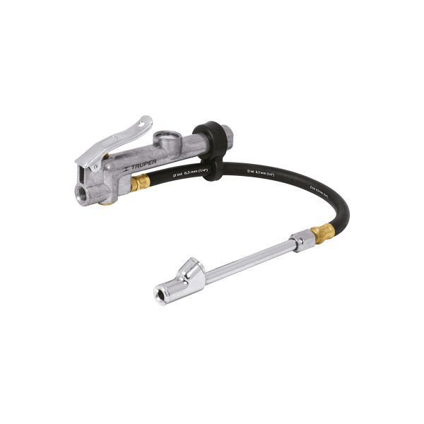 19028 - Inflador calibrador, cabeza doble, prof. 1/4' NPT, TRUPER