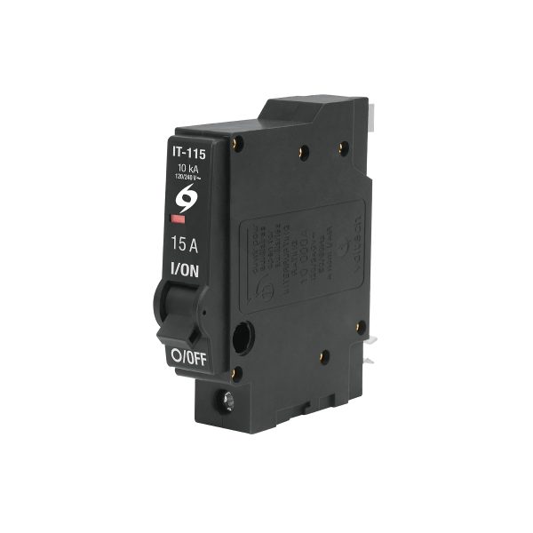 45871 - Interruptor de 1 polo 15A, enchufable, a granel, VOLTECK