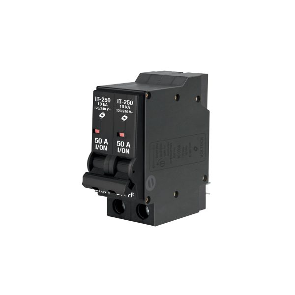 47512 - Interruptor de 2 polos 50A, enchufable, VOLTECK