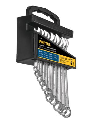 21991 - Juego de 11 llaves combinadas mm, PRETUL