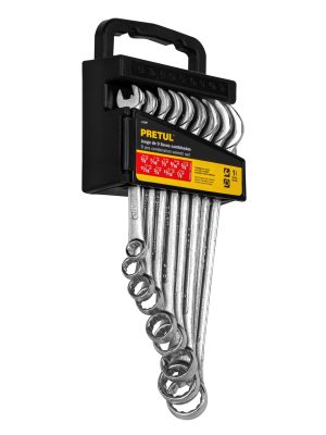 21994 - Juego de 9 llaves combinadas std, PRETUL