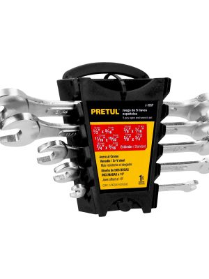 22000 - Juego de 5 llaves españolas std, PRETUL