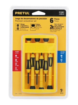 J-DEJ-6E1.jpg 21381 - Juego con 6 desarmadores de precisión, Pretul