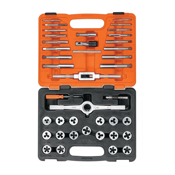 11442 - Juego de 40 piezas de machuelos y tarrajas, Truper