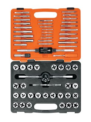 11443 - Juego de 60 piezas de machuelos y tarrajas, Truper