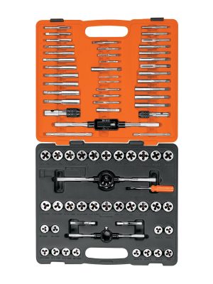 12443 - Juego de 76 piezas de machuelos y tarrajas, Truper