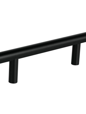 49731 - Jaladera de acero, 96mm, línea Cilindro, negro, HERMEX