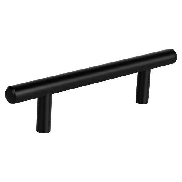 49731 - Jaladera de acero, 96mm, línea Cilindro, negro, HERMEX