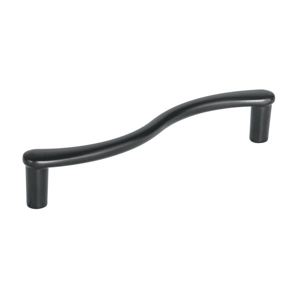 45797 - Jaladera de 96mm, línea Toledo, negro, HERMEX