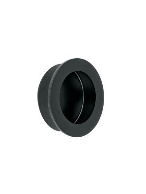 47802 - Jaladera de embutir circular No. 3 acabado negro