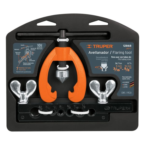 12868 - Avellanador de 3/16' a 5/8', Truper