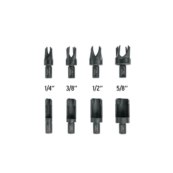 103437 - Juego de 8 brocas clavacote para madera, Truper