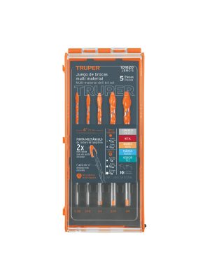 JBMC-5.jpg 101820 - Juego de 5 brocas multimaterial, Truper