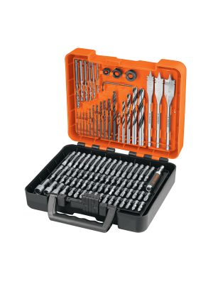 JBPUN-100.jpg 100872 - Juego de 100 brocas y puntas en estuche plástico, Truper