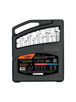 13691 - Jgo 20 llaves combinadas extralargas pulidas std y mm,EXPERT